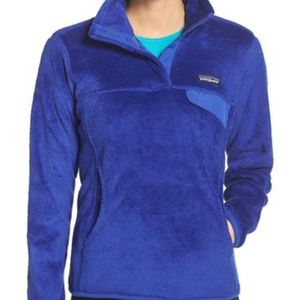 Patagonia Re-Tool Snap Fleece Pullover Blue M